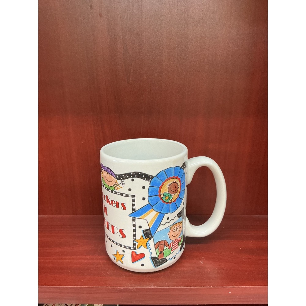 Me & My Big Ideas Scrapbookers Do It For Keeps Vintage 1999 Ceramic Coffee Mug